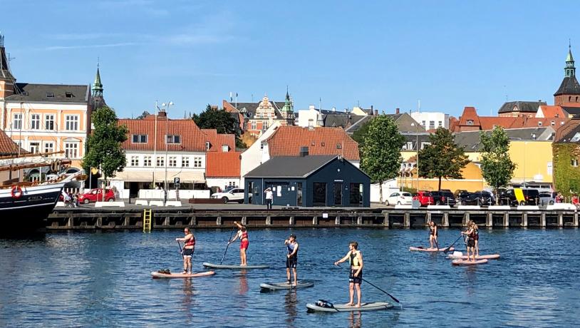 Billeder af SUP i Svendborg Havn