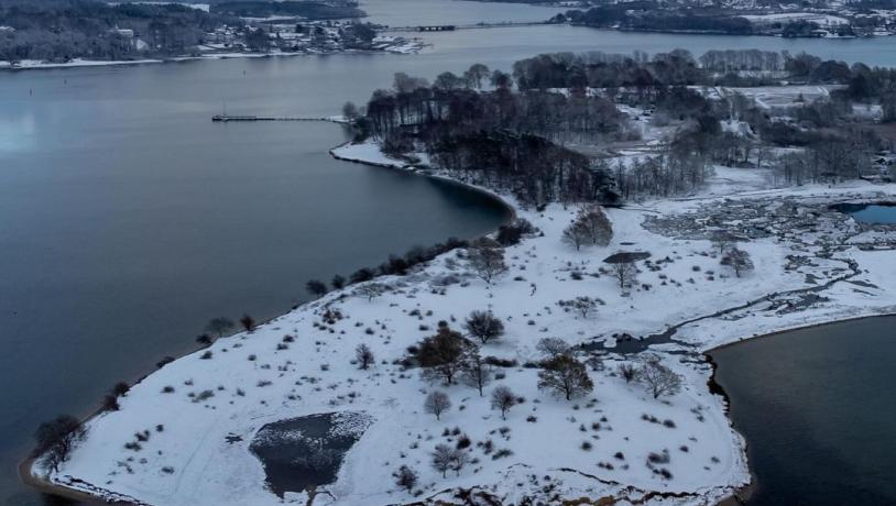 vinter landskab, svendborg skansen