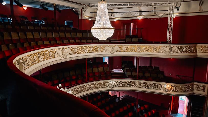 Svendborg teater, tom sal