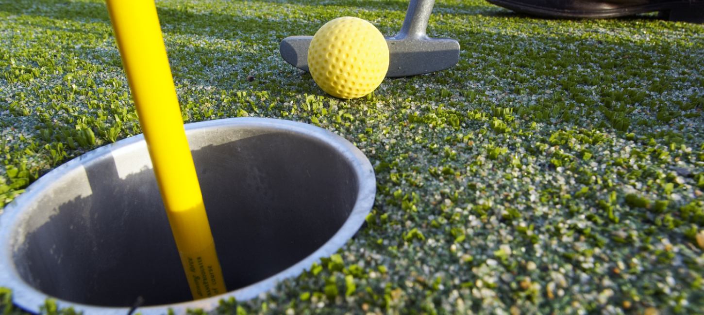 Minigolf på Valdemars Slot