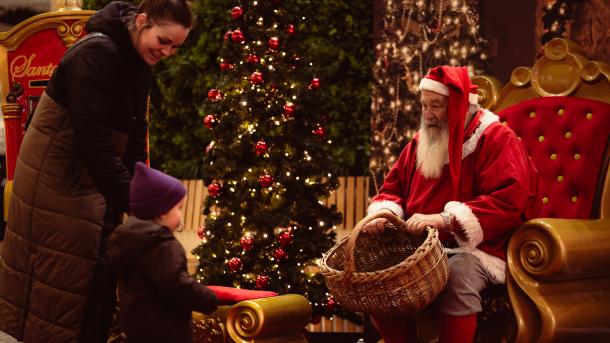 Mød julemanden i Svendborg Bycenter - julebyen svendborg