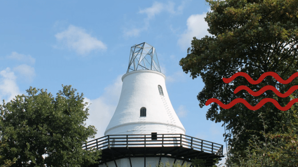 Egebjerg Mølle Naturrum, Svendborg, Sommer ved Sundet