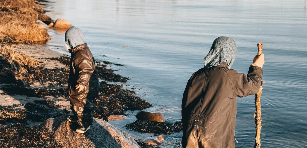 Vinter ved Elsehoved Strand - Svendborg