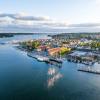 Svendborg havn drone