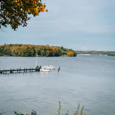 Efterår Svendborg, både i vandet