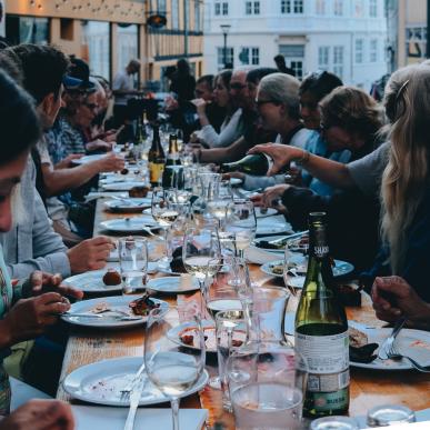 social dining svendborg langbordsmiddag Møllergade