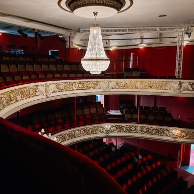 Svendborg teater, tom sal