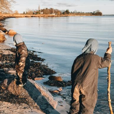 Vinter ved Elsehoved Strand - Svendborg