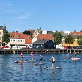 Billeder af SUP i Svendborg Havn