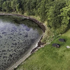 Overnat i shelters ved Svendborg