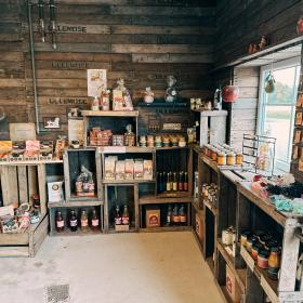 Gårdbutik ved Svendborg Ullemose Frugt
