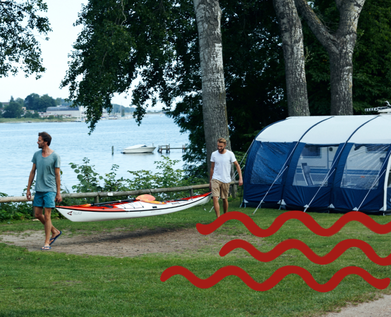 Camping ved Sundet