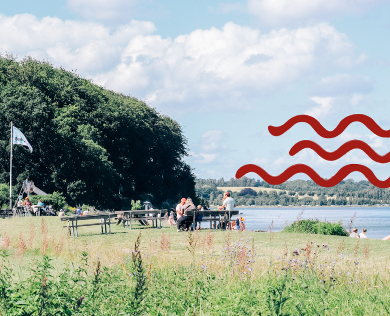 Smørmosen, Thurø Strand Camping, Sommer ved Sundet