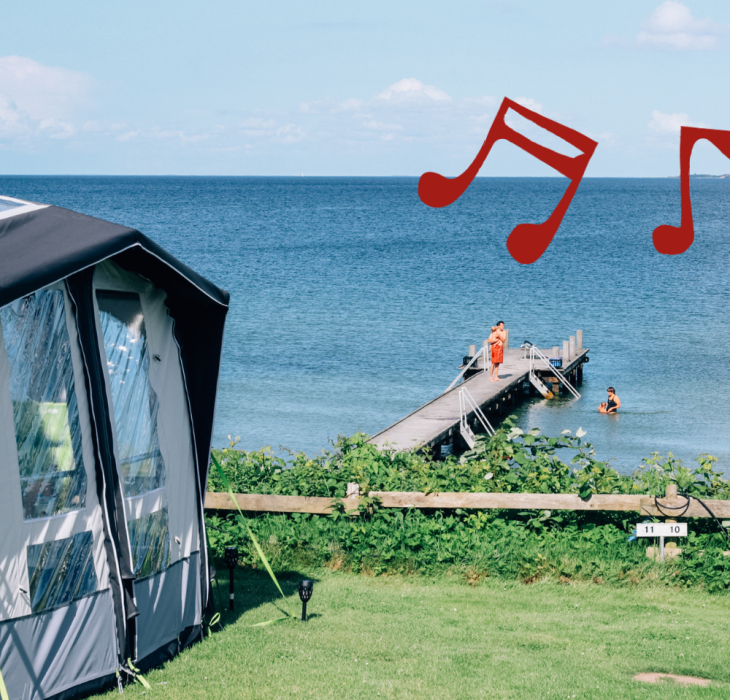 Camping ved Sundet